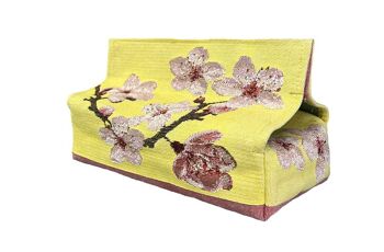 Boîte à mouchoirs tissée Cerisier Japonais 4