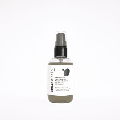 Lozione Tonica Purificante per cuoio capelluto e capelli grassi 100 ml - Estratto di foglie di Ortica - H.E Menta Piperita, Arancia e Patchouli - 99,5% di Origine Naturale - Certificato ECOCERT COSMOS NATURAL - VEGAN - Purifica il cuoio capelluto