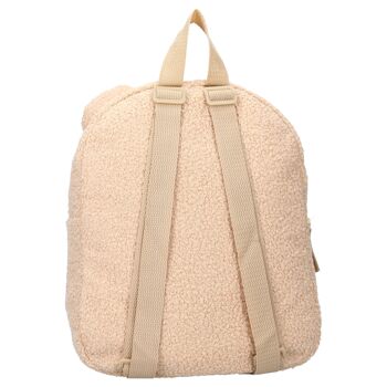 Sac à dos enfant - ourson bouclette beige 3