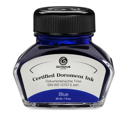 Document Ink Blue, DIN ISO 12757-2 certified