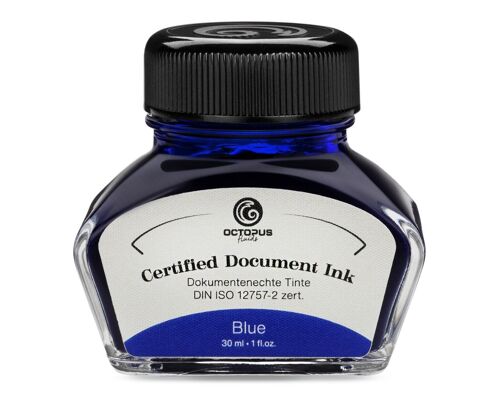 Document Ink Blue, DIN ISO 12757-2 zertifiziert