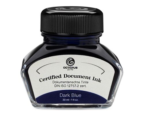 Document Ink Dark Blue, DIN ISO 12757-2 zertifiziert