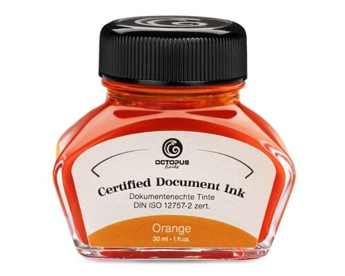 Document Ink Orange, DIN ISO 12757-2 zertifiziert