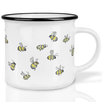 Taza de cerámica – enjambre de abejas