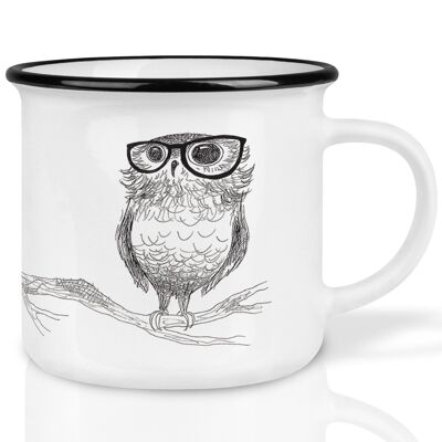 Mug en céramique – chouette à lunettes