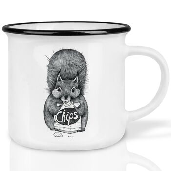 Mug en céramique - chip écureuil 1