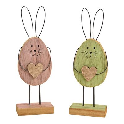 Supporto per conigli in legno