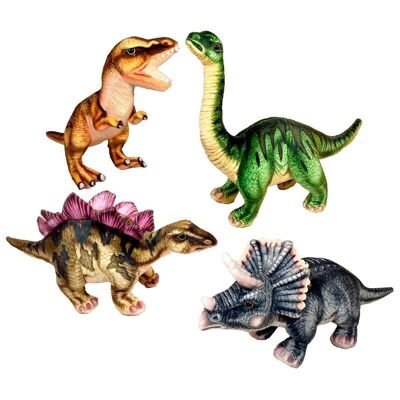 Realistic Dinosaur Plush 30cm 4 assorted models