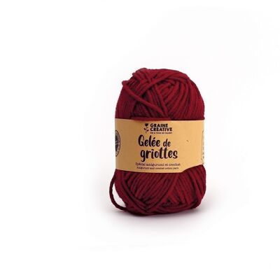 FILS DE COTON BORDEAUX SPECIAL AMIGURUMI GELEE DE GRIOTTES