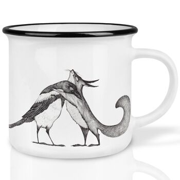 Mug en céramique – Écureuil & Pie 1