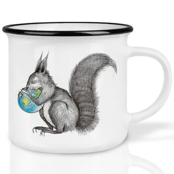 Mug en céramique – Monde des Écureuils 1