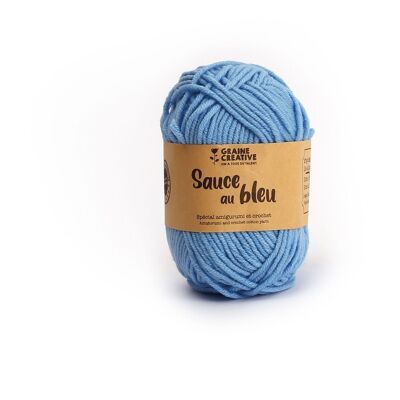 SPECIAL SKY BLUE COTTON THREADS AMIGURUMI BLUE SAUCE