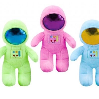 Astronaut plush soft toy 19cm, 3 assorted models