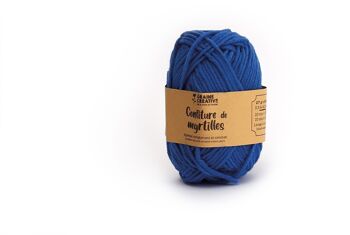 FILS DE COTON BLEU ROI SPECIAL AMIGURUMI CONFITURE DE MYRTILLES 1