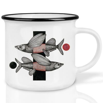 Tasse en céramique – Poisson volant