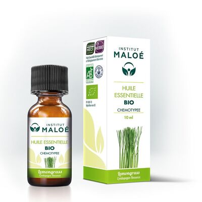 OLIO ESSENZIALE DI LIMONGRASS BIOLOGICO - 10 ml