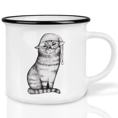 Mug en céramique - Bonne nuit Chat