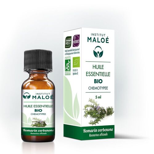 Huile essentielle de Romarin à verbénone bio - 5 mL