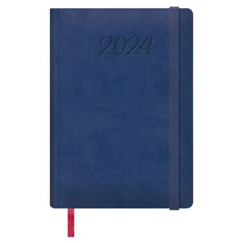 Dohe - Agenda 2024 - Page Jour - Format : 15x21 cm (A5) - 336 pages - Reliure cousue - Relié - Modèle Manaus 1