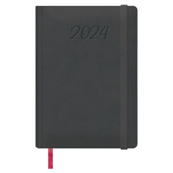 Dohe - Agenda 2024 - Page Jour - Format : 15x21 cm (A5) - 336 pages - Reliure cousue - Relié - Modèle Manaus 4