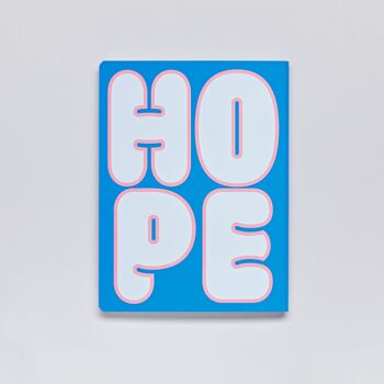 Hope-Graphique L | Carnet A5+ | Journal pointillé | Grille de points de 3,5 mm | 256 pages numérotées | Papier premium 120g | cuir recyclé | produit de manière durable en Allemagne 3