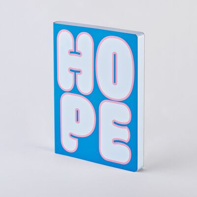 Hope-Graphic L | Notebook A5+ | Dotted Journal | 3.5mm dot grid | 256 numbered pages | 120g premium paper | recycled leather | sustainably produced in Germany
