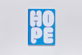 Hope-Graphique L | Carnet A5+ | Journal pointillé | Grille de points de 3,5 mm | 256 pages numérotées | Papier premium 120g | cuir recyclé | produit de manière durable en Allemagne 9