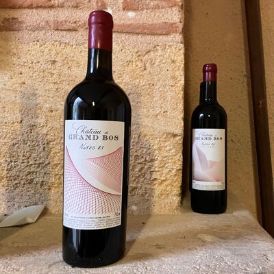 Vin Rouge Mini cuvée Nat-20 sans sulfites ajoutés Millésime 2020 à 2022