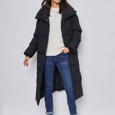 Down jacket - long with belt