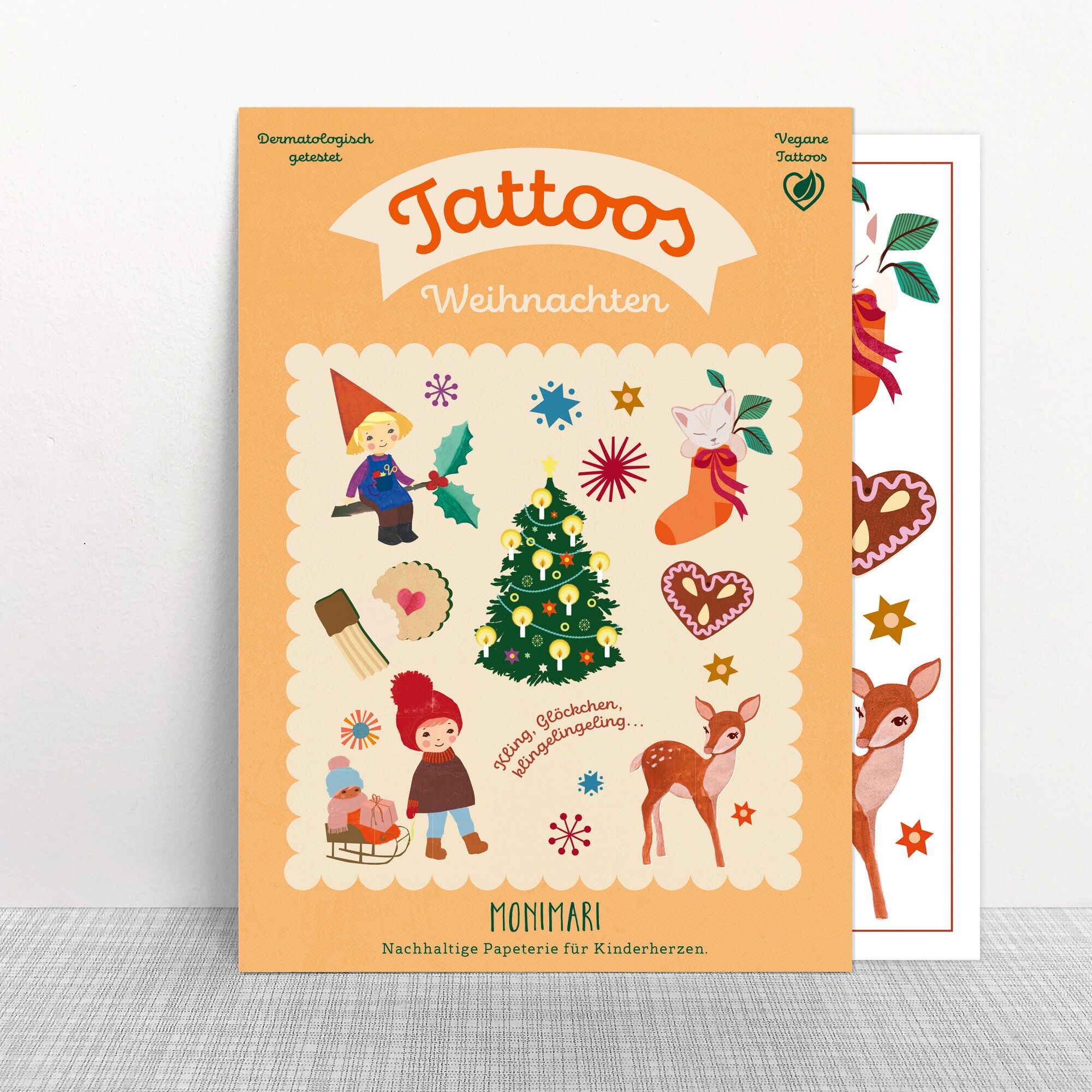 Tattoo // Christmas // vegan // DIN A6