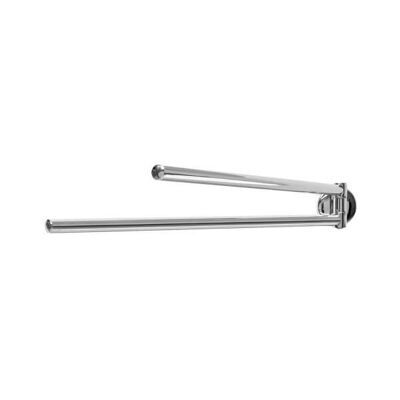 Chrome gray double towel rack Fackelmann Vision