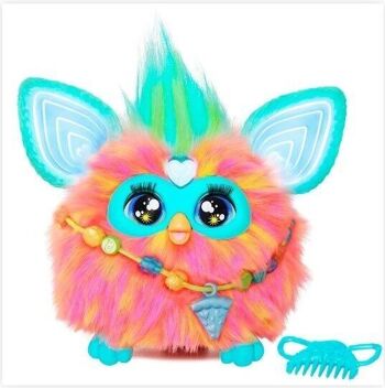 FURBY - PELUCHE INTERACTIVE - CORAIL  REF : F6744FA0 - MAUVE REF : F6743FA0 3