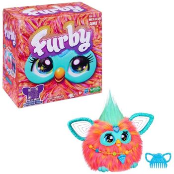 FURBY - PELUCHE INTERACTIVE - CORAIL  REF : F6744FA0 - MAUVE REF : F6743FA0 5