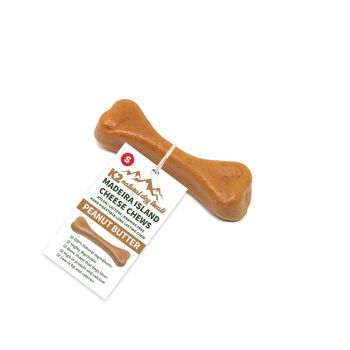 K2 Natural Dog Treats Fromage de l'île de Madère à mâcher au beurre de cacahuète Petit 40 g 1