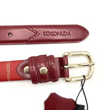 Marque Coconuda, ceinture en cuir véritable, art. IDK565/25 22