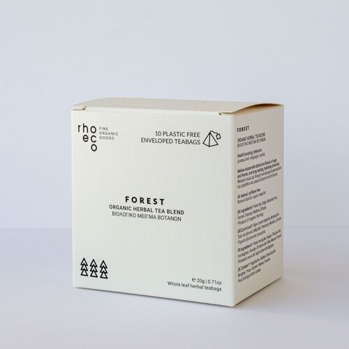 Forest - Compostable Pyramid Teabags - Organic Herbal Tea Blend