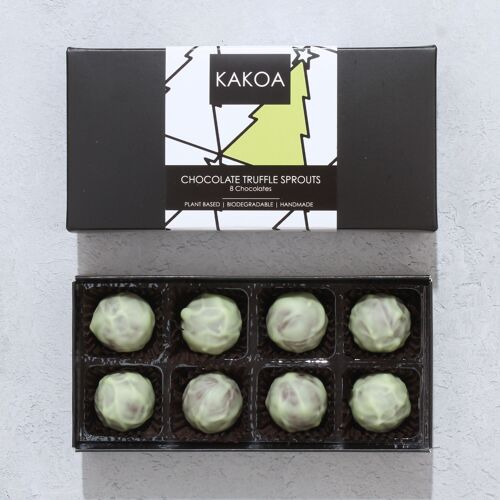 Vegan Chocolate Truffle Sprouts - 8 Chocolate Box