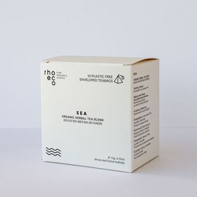 Sea - Compostable Pyramid Teabags - Organic Herbal Tea Blend
