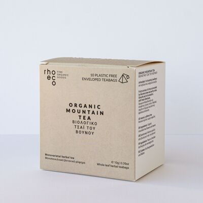 Organic Mountain Tea - Compostable Pyramid Teabags