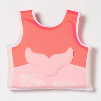 Melody la Sirène Gilet de Bain 1-2 Fraise Néon 3