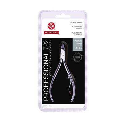 722 PR - MUNDIAL STAINLESS STEEL CUTICLE NIPPER