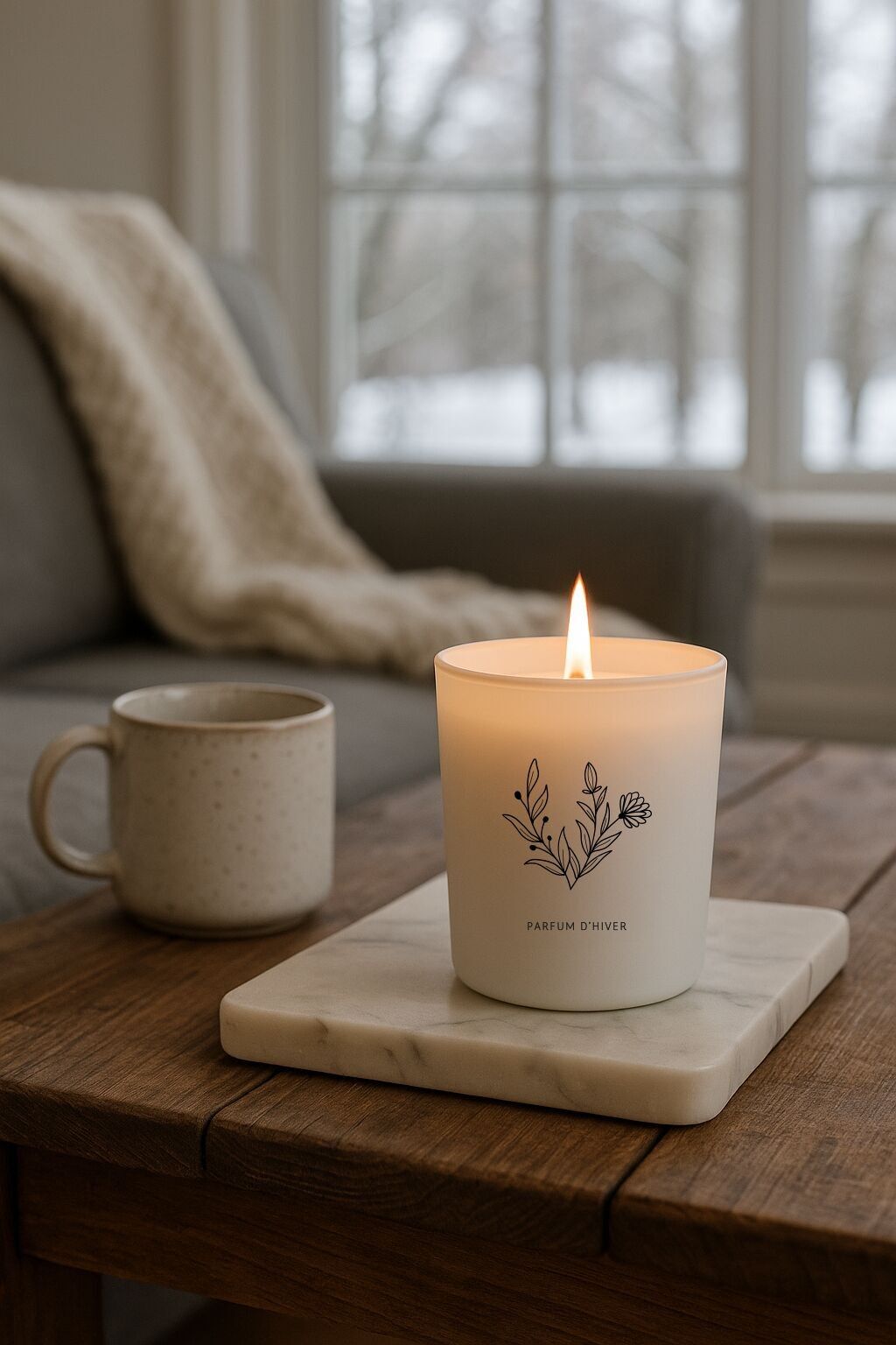 Feu de Bois Kerze – Ein Winterduft – Holzdochte