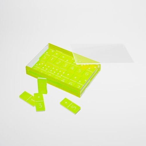 Lucite Dominoes Limited Edition Neon
