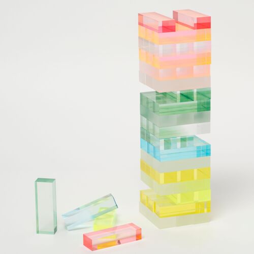 Lucite Jumbling Tower Ombre