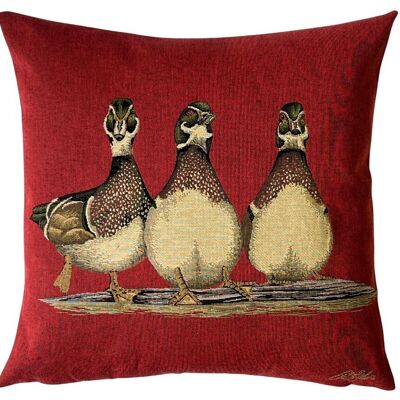 housse de coussin rangée de canards II