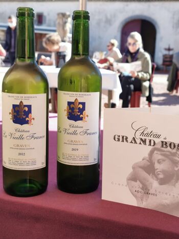 Vin Blanc Grand Vin de Bordeaux AOC Graves 0,75L millésime 2016 à 2021 12,99% 2