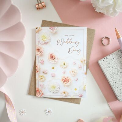 Wedding Day Foiled Greeting Card