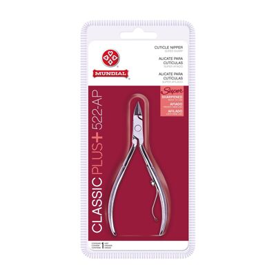 522-C AP	MUNDIAL NICKEL PLATED CARBON STEEL WITH SUPER SHARP BLADES CUTICLE NIPPER