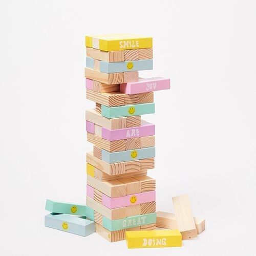 Giant Jumbling Tower Smiley