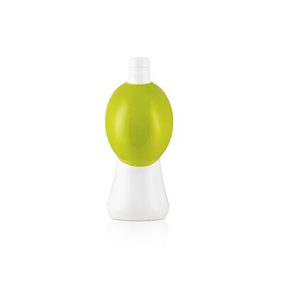 Acid green ceramic jar with Cirulli Extra Virgin olive oil 500ml - Gift idea -